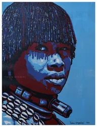Un retrato africano lleno de vida