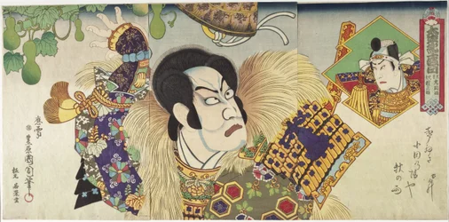 Kawarazaki Gonnosuke como Takechi Mitsuhide e Ichikawa Sadanji como Mashiba Hisayoshi