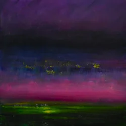 Eventide 4, 2017 (óleo sobre lienzo)