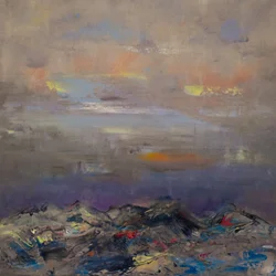 Isla de la fantasía , 2018 (óleo sobre lienzo)