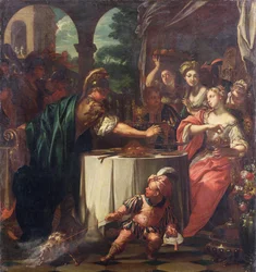 El banquete de Marco Antonio y Cleopatra, c.1705-10