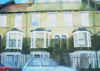 Un lugar para vivir 15, 2011 (óleo sobre contrachapado)