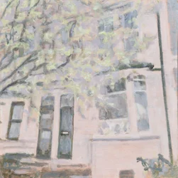 Un lugar para vivir 57, 2013 (óleo sobre contrachapado)