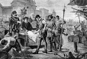 Pago de la antigua tarifa del ciprés, Burdeos, Francia, 1453 1882-1884