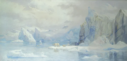 Glaciar del Este, Spitzbergen, 1905
