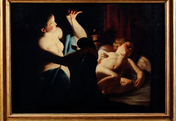 Psique descubre a Cupido