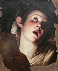 Mujer joven cantando (pintura)