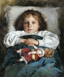 Niño con una muñeca, 1912