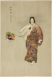Hibari-yama, de la serie "Cien No Dramas (Nogaku hyakuban)"