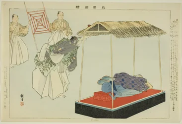 Kantan, de la serie "Imágenes de actuaciones No (Nogaku Zue)"