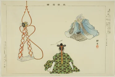 Sora Zutsumi, de la serie "Imágenes de actuaciones No (Nogaku Zue)"