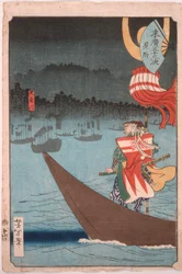 Cruce del río Tenryū en Mitsuke