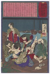 La violación en grupo de la novia de Hisazō, Omatsu