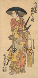 El Actor Arashi Otohachi 1695-1769 en un Papel No Identificado