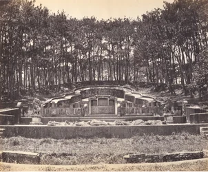 Tumba de mandarín en Foochow, ca. 1869
