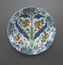 Plato, Iznik, dinastía Otomana, 1570-75