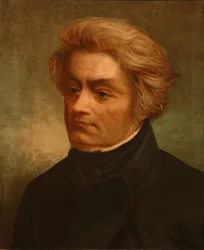 Retrato del poeta Adam Mickiewicz 1798-1855, 1883