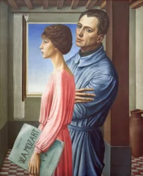 Retrato del pintor con su esposa