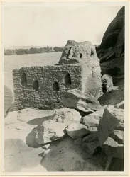 Iglesia con cúpula, Qasr Ibrim, Egipto, fotografía de Ugo Monneret de Villard