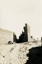 Monasterio de San Simeón, Asuán, Egipto, fotografía de Ugo Monneret de Villard