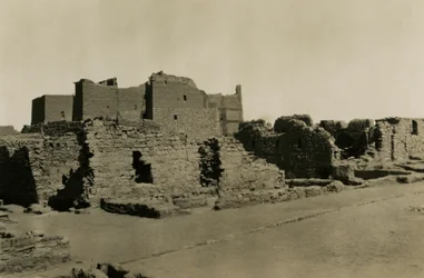 Monasterio de San Simeón, Asuán, Egipto, fotografía de Ugo Monneret de Villard