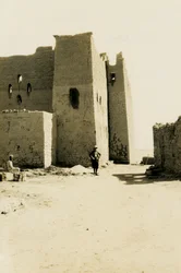 Monasterio de San Simeón, Asuán, Egipto, fotografía de Ugo Monneret de Villard