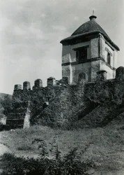 Torre lateral de la Iglesia de Nuestra Señora María de Sión, Axum, Etiopía, fotografía de Ugo Monneret de Villard.