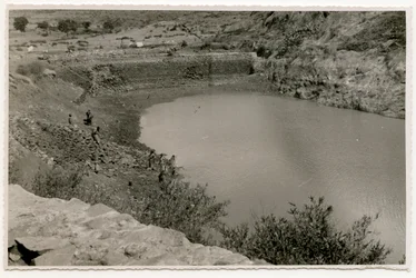 Cuenca hidrográfica cerca de Axum, Etiopía, fotografía de Ugo Monneret de Villard