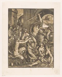 La codicia expulsada del templo de las musas