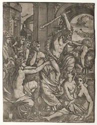Hércules expulsando la Envidia del Templo de las Musas, 1522-24