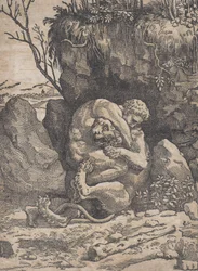 Hércules y el león de Nemea, ca. 1517-18