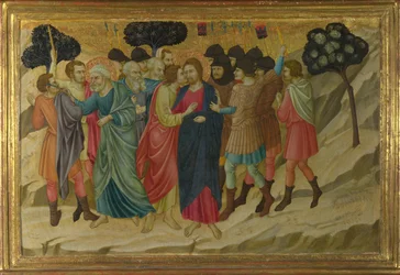 La traición de Cristo de la Basílica de Santa Croce, Florencia, c. 1324-1325