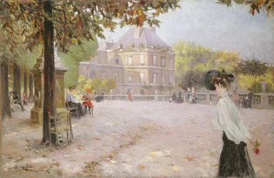 Los Jardines de Luxemburgo, París