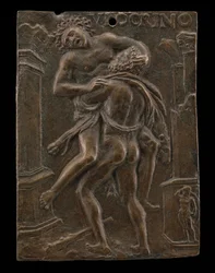 Hércules y Anteo, principios del siglo XVI