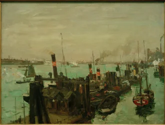 En el puerto de Hamburgo