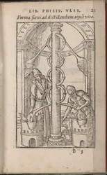Aparato Alquímico De: Liber de secretis naturae, 1556-1557