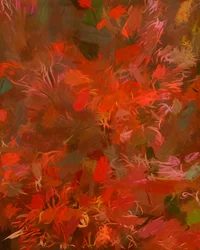 Energía abstracta y ardiente