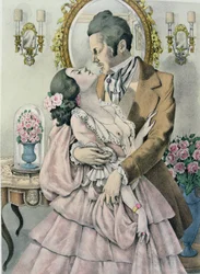 Ilustración de "Madame Bovary" de Gustave Flaubert (1821-80) publicada por Gibert Jeune