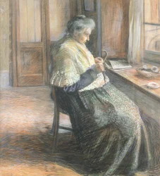 La Madre, Retrato de una mujer anciana