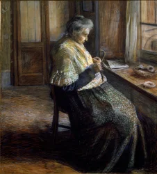 La madre (retrato de una mujer anciana)