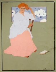 Mujer frente a la ventana (Primavera), circa 1908