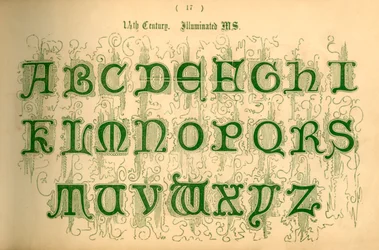 Siglo XIV. Manuscrito Iluminado, 1862