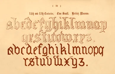Siglos XIV y XV. Dos pequeños. Museo Británico, 1862