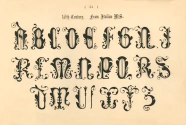 Siglo XVI. De manuscrito italiano, 1862