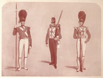 1er o Regimiento de Granaderos de la Guardia en 1815, 1909