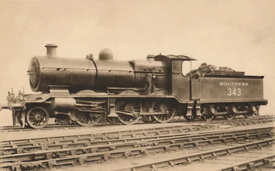 2.6.0. Locomotora de tráfico mixto No. B343, principios del siglo XX