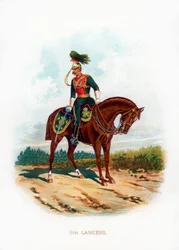 5º Lanceros, 1889