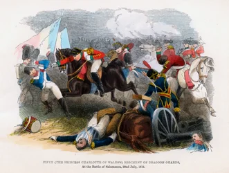 5º Regimiento de Dragones, La Batalla de Salamanca, 22 de julio de 1812