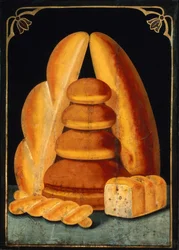 Un letrero de panadería, principios del siglo XX
