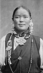 Una mujer Bhutia